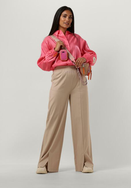 Koralle ALIX THE LABEL Blusen LADIES WOVEN SHINY SATIN BLOUSE - large