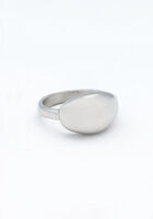 Silberfarbig NOTRE-V Ring RING ORGANIC - medium