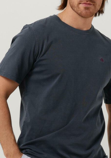 Dunkelblau SCOTCH & SODA T-shirt GARMENT DYE LOGO EMBROIDERY TEE - large