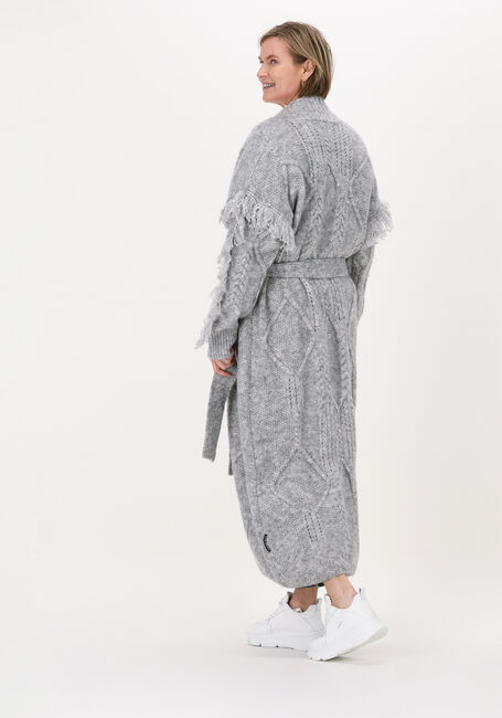 Graue SILVIAN HEACH Strickjacke LONG CARDIGAN CLEVELAND - large