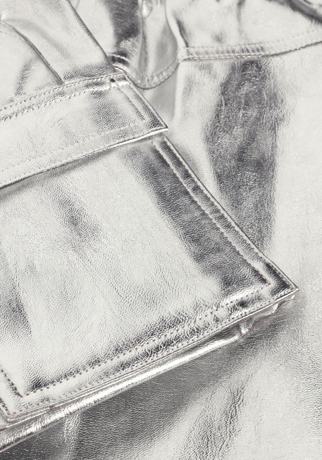 Silberne AI&KO Minirock NORRA PU 618 G - large