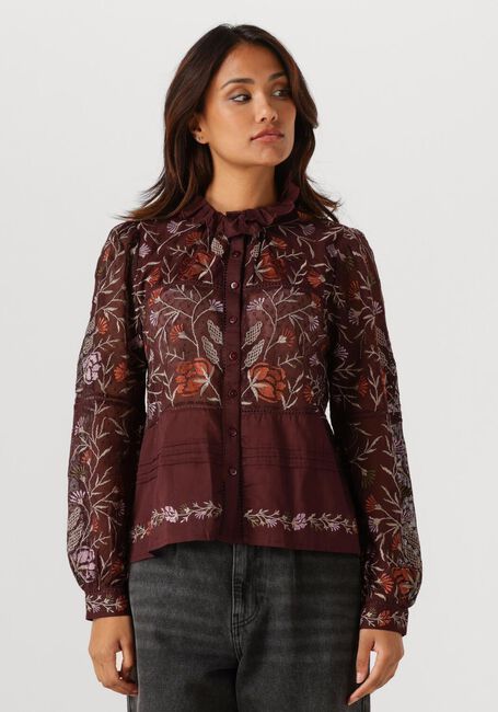 Bordeaux ANTIK BATIK Blusen ARIMA BLOUSE - large