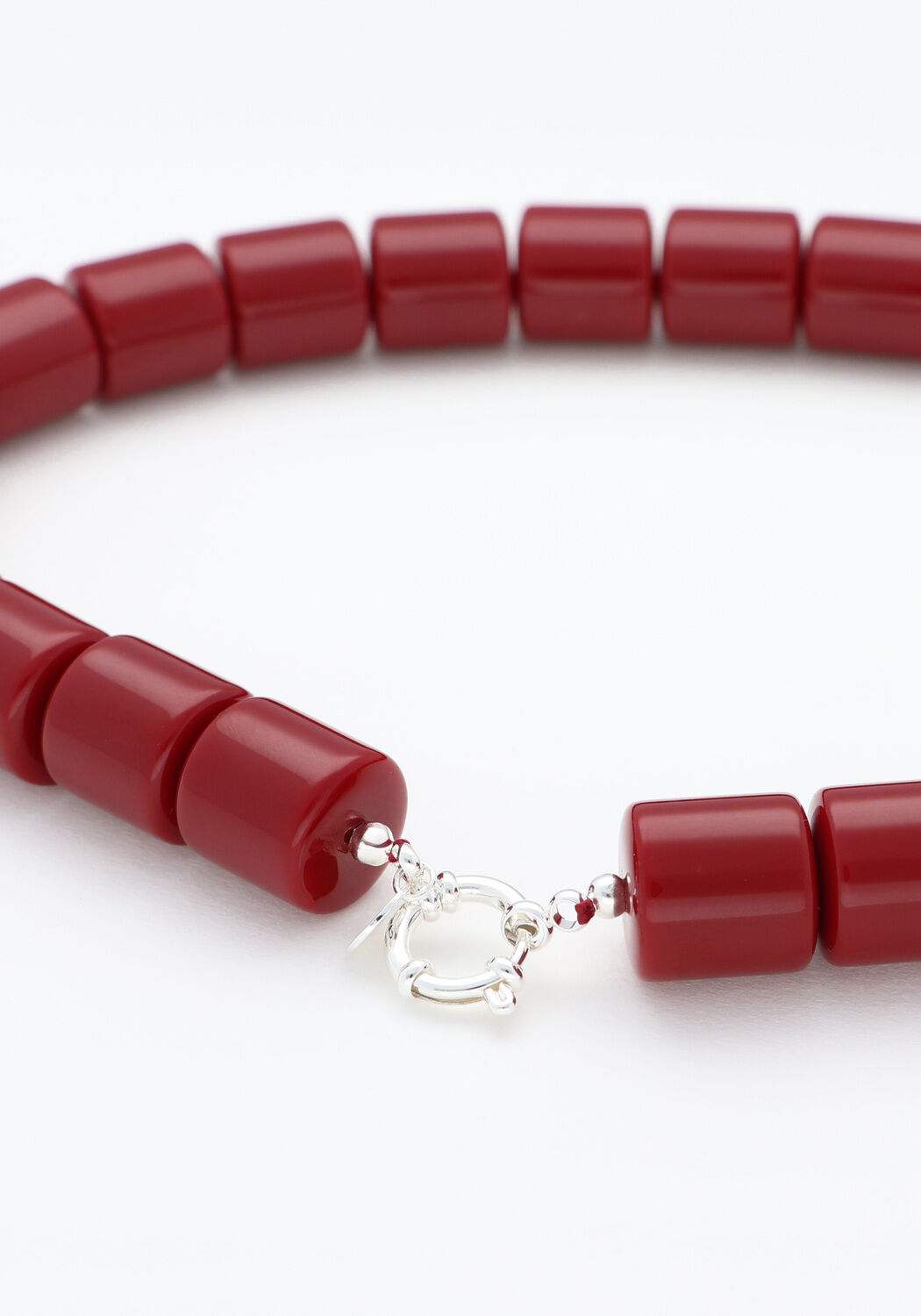 Rote BONNIE STUDIOS Kette CHERRY KISS NECKLACE - large