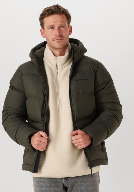 Dunkelgrün PEAK PERFORMANCE Wattierte Jack M RIVEL DOWN JACKET - large