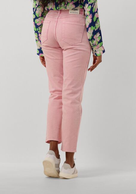 Rosane POM AMSTERDAM Straight leg jeans ELLI STRAIGHT BLOOMING PINK JEANS - large