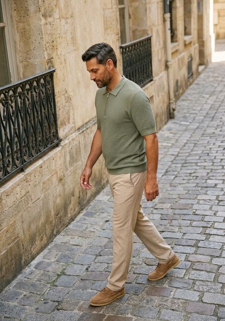 Olive MATINIQUE Polo-Shirt MAPOLO KNIT - large