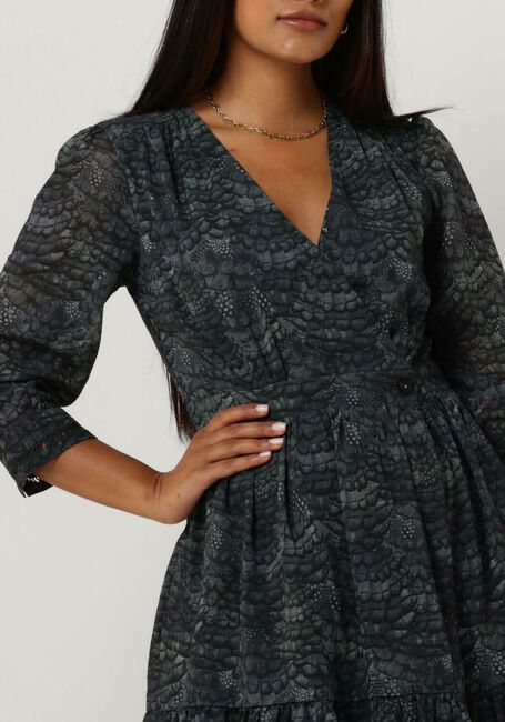 Grüne SCOTCH & SODA Minikleid WRAP MINI DRESS - large