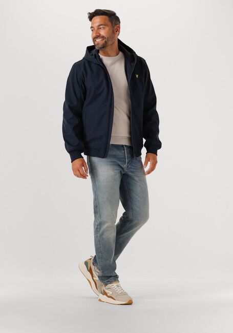 Dunkelblau LYLE & SCOTT Jack FLEECE BACK SOFTSHELL - large