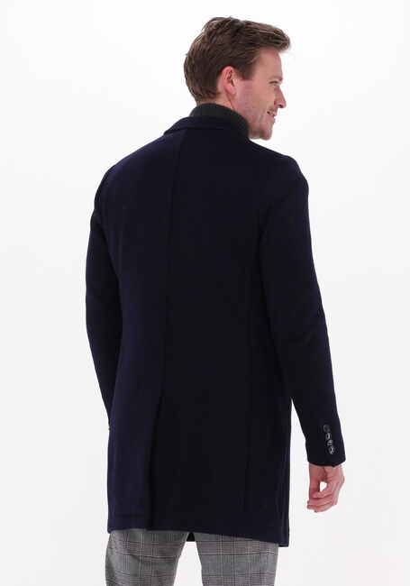 Dunkelblau PROFUOMO Mäntel OUTERW LONG COAT KNIT NAVY - large