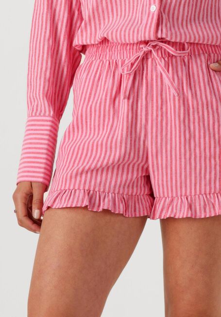 Beige COLOURFUL REBEL Weite Hose SENSA STRIPED RUFFLE SHORT - large