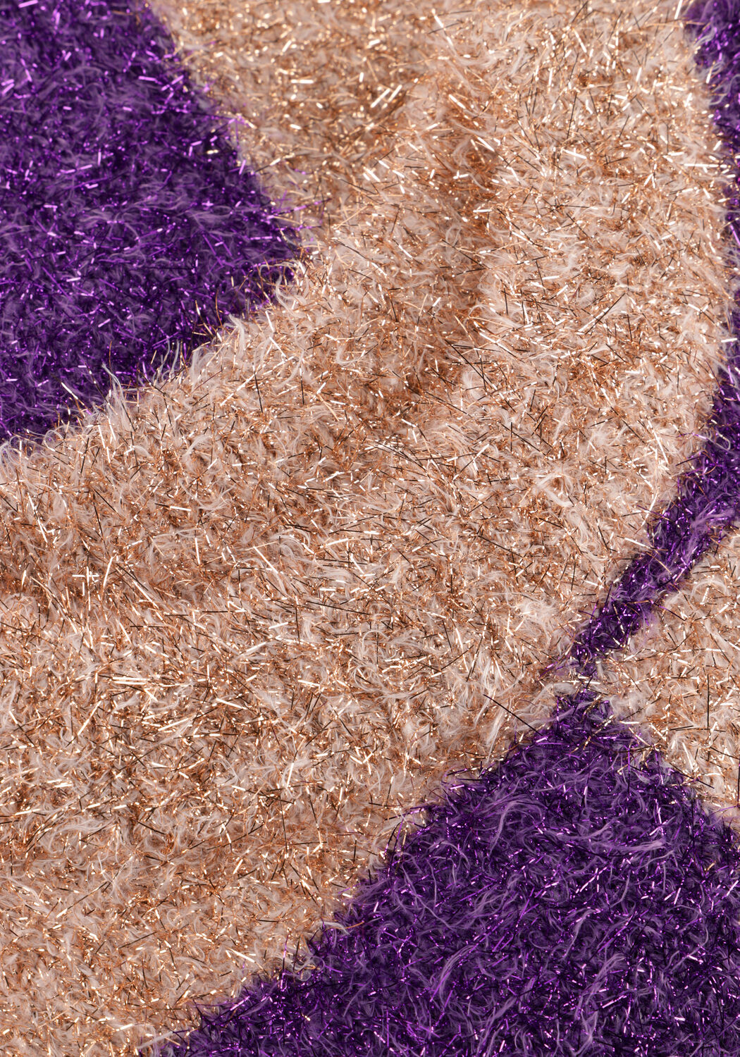 Mehrfarbige/Bunte DAILY BRAT Pullover SHINE BRIGHT LIKE A DIAMOND SWEATER - large