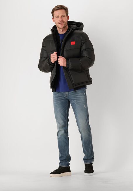 Schwarze HUGO Wattierte Jack BARO2441 - large