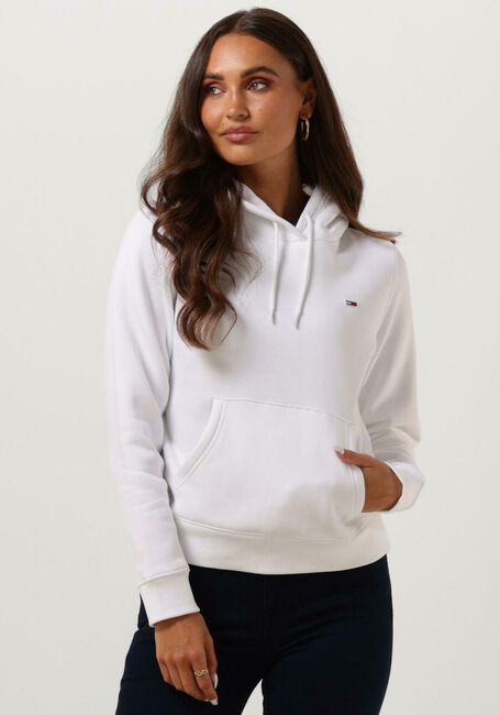Weiße TOMMY JEANS Pullover TJW REGULAR FLEECE HOODIE - large