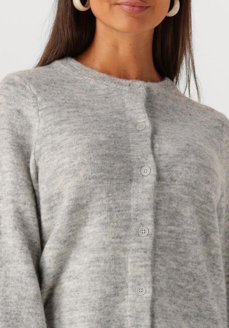Graue SELECTED FEMME Strickjacke SLFLULU NEW LS KNIT CARDIGAN - large
