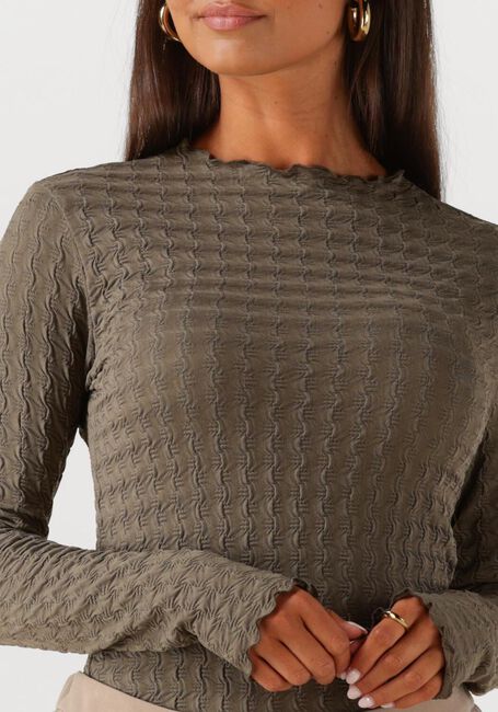 Olive SUMMUM Top TOP STRUCTURE JERSEY - large