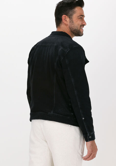 Schwarze G-STAR RAW Jeansjacke C293 ARC 3D JACKET ELTO BLACK - large