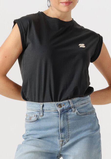 Schwarze BY-BAR T-shirt THELMA DICTIONARY TOP - large