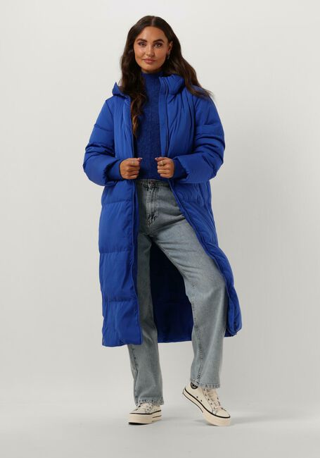 Blaue Y.A.S. Wattierte Jack YASIRIMA LS LONG DOWN COAT S. NOOS - large