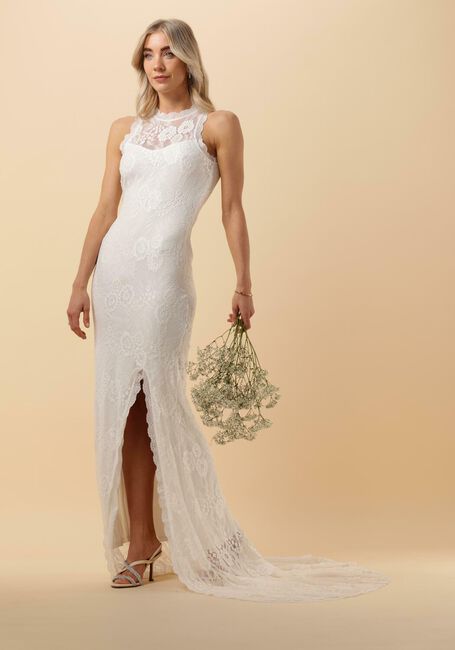 Weiße Y.A.S.  YASJAKOBE SL MAXI DRESS - CELEB - large