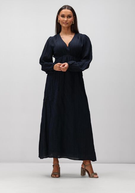 Dunkelblau NEO NOIR Maxikleid SILFI CREPE DRESS - large