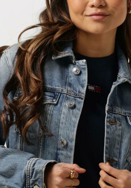 Dunkelblau TOMMY JEANS Jeansjacke MOM CLS JACKET AH7131 - large