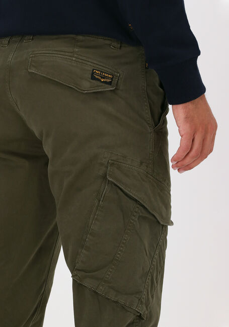 Dunkelgrün PME LEGEND Cargohosen CARGO PANTS STRETCH TWILL - large