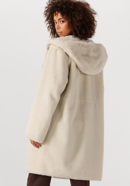 Ecru BEAUMONT Fake-Fur-Jack MAYA COAT - large