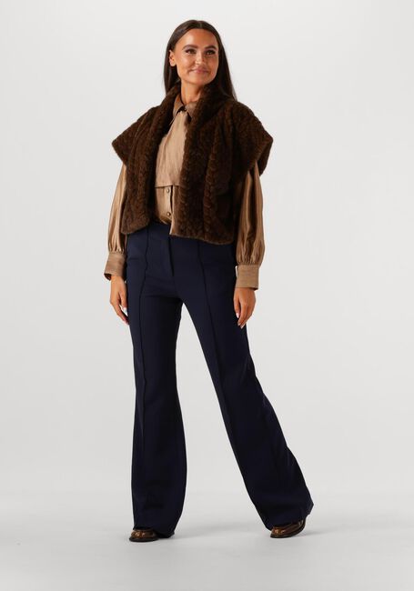 Braune AAIKO Blusen VERONNE TIE SHIMM RAY 517 2 - large