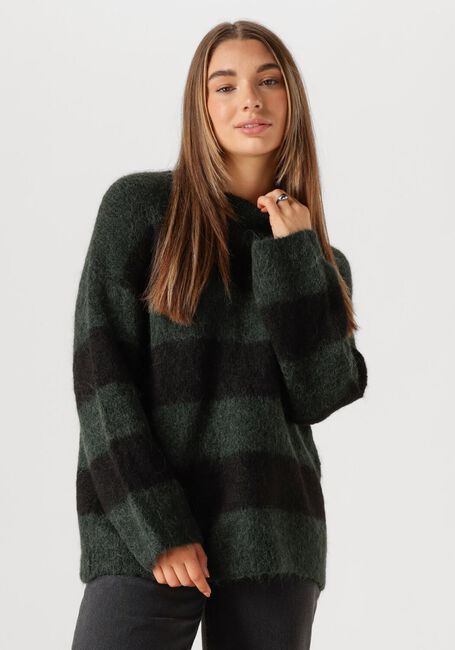 Grüne SELECTED FEMME Pullover SLFGABELLA LS KNIT O-NECK CAMP - large