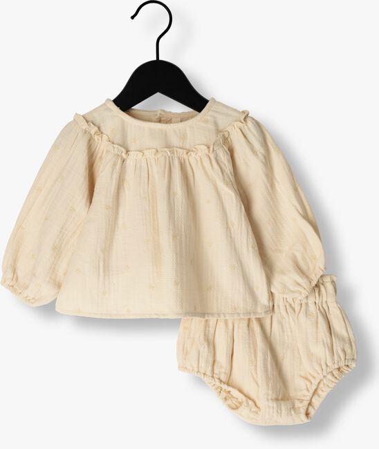 Sand QUINCY MAE Bluse BALLOON SLEEVE BLOUSE + BLOOMER - large