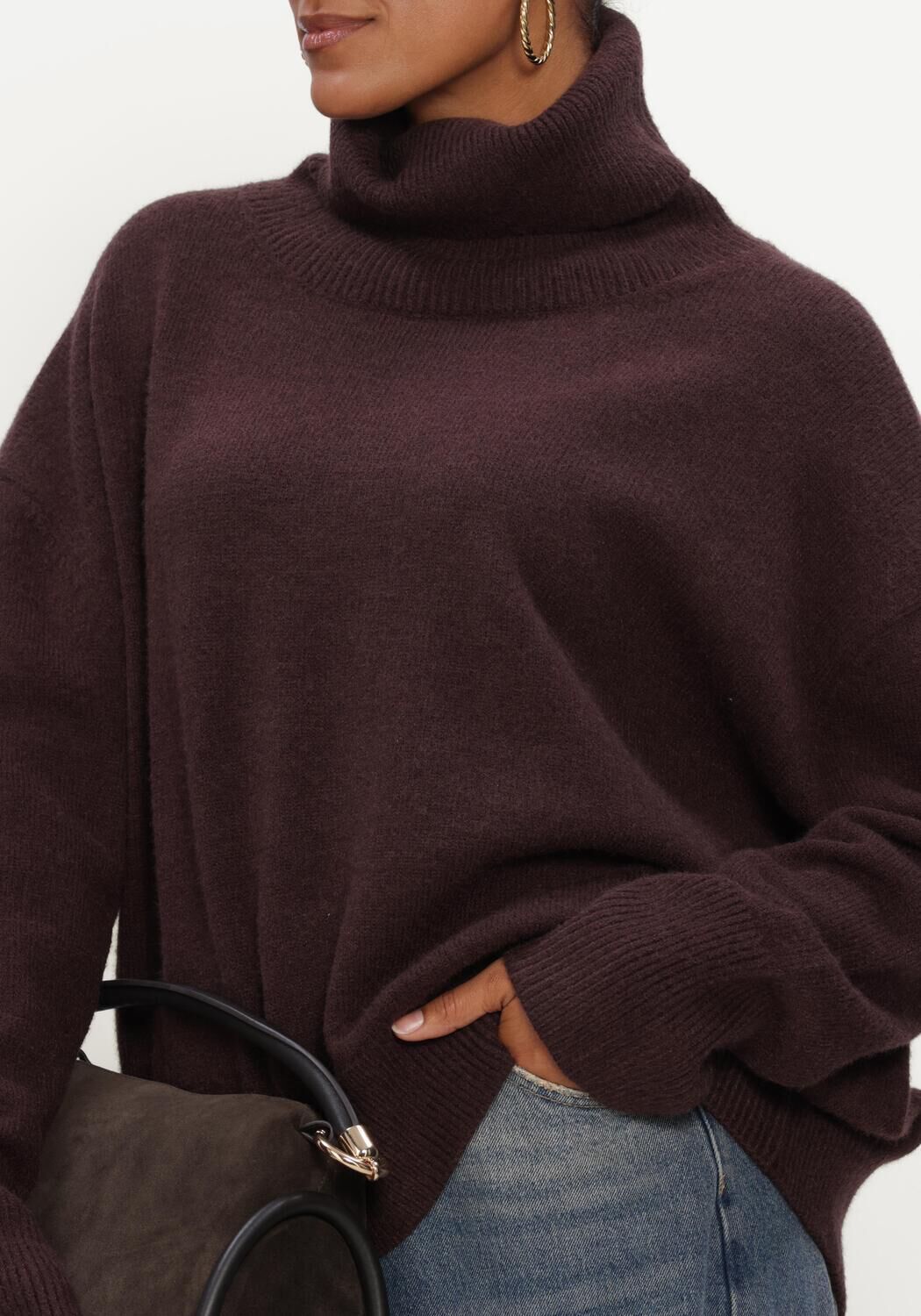 Bordeaux BOII STUDIOS Pullover OLGA - large