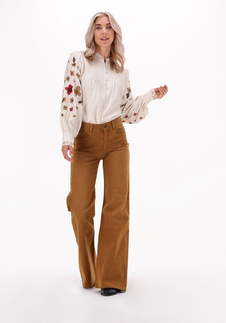 Braune FABIENNE CHAPOT Wide jeans EVA WIDE LEG TROUSERS - large