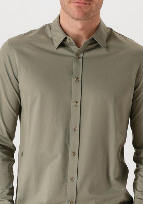 Grüne CAST IRON Casual-Oberhemd LONG SLEEVE SHIRT TWILL JERSEY 2 TONE - large
