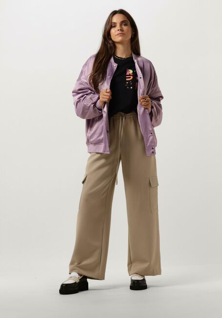 Schwarze REFINED DEPARTMENT T-shirt BRUNA - large