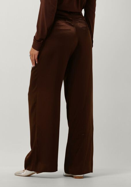 Braune VANILIA Hose SATIN PLEATED W - large