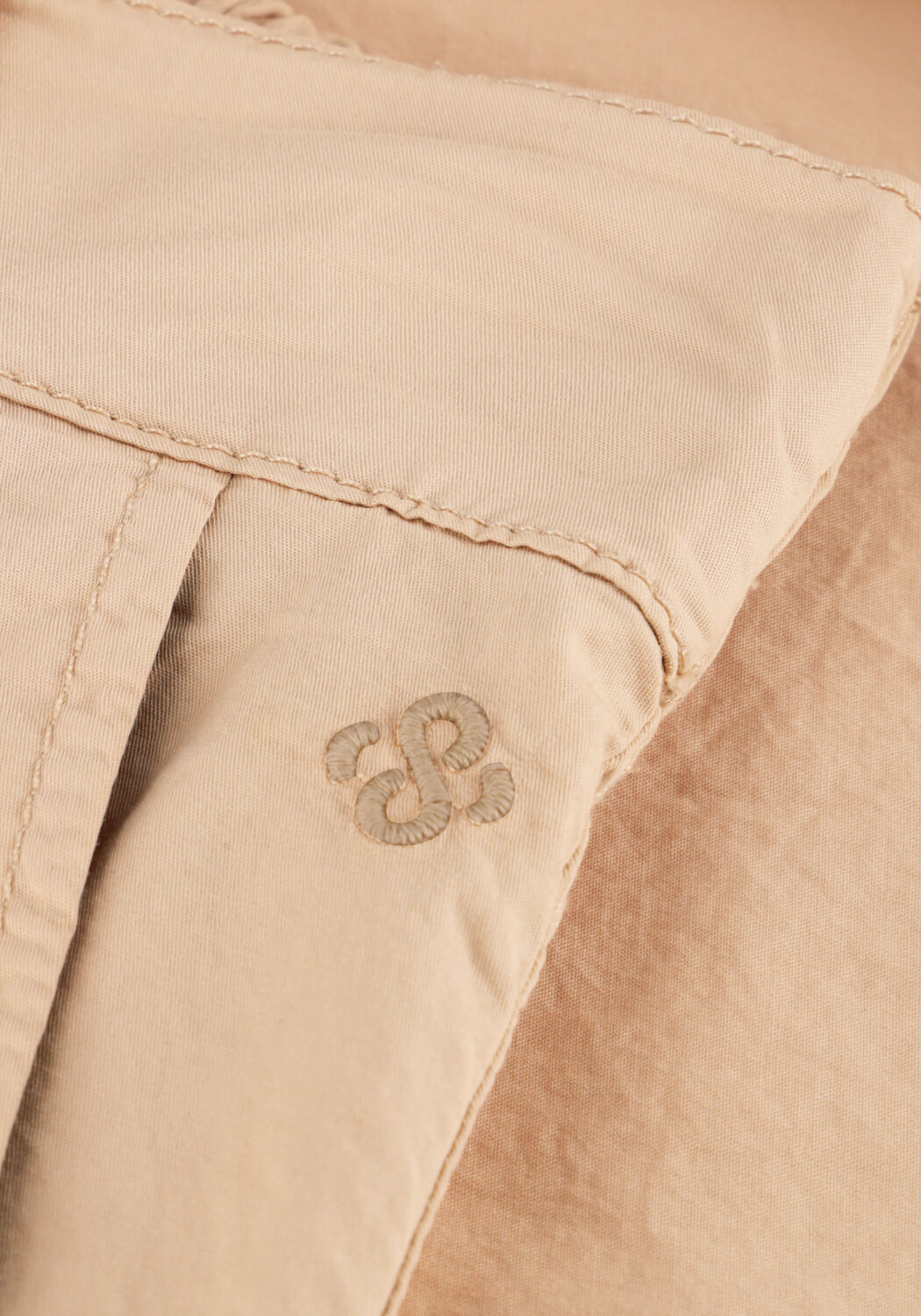 Beige SUMMUM Weite Hose CULOTTE LT WT STRETCH POPLIN - large