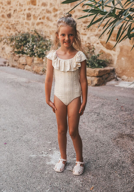 Creme SALTED STORIES Badeanzüge ANGLAISE SWIMSUIT - large