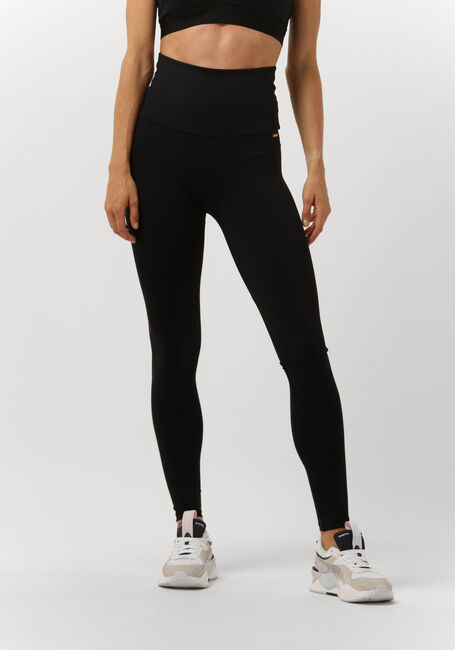 Schwarze DEBLON SPORTS Legging CLASSIC LEGGINGS HIGH WAISTBAND - large