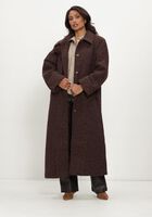 Braune OBJECT M&auml;ntel OBJCELINA MIDI COAT