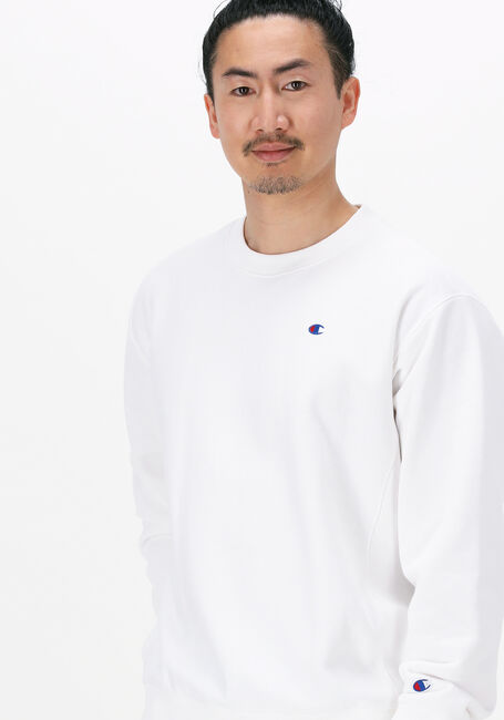 Weiße CHAMPION Sweatshirt CREWNECK SWEATSHIRT - large