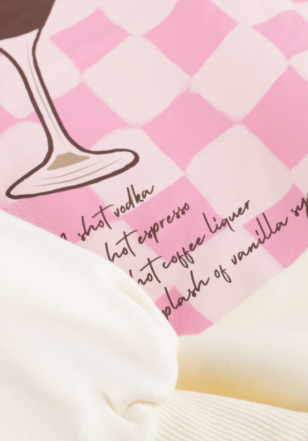 Ecru YDENCE Sweatshirt SWEATER CHEERS BABE - large