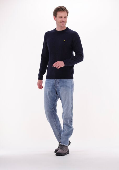 Dunkelblau LYLE & SCOTT Pullover CREW NECK LAMBSWOOL BLEND JUMP - large