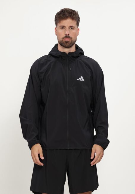 Schwarze ADIDAS Jack RUN ESS JKT M - large