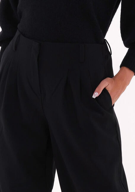Schwarze MSCH COPENHAGEN Weite Hose ISABEA CHANA ANKLE PANTS - large