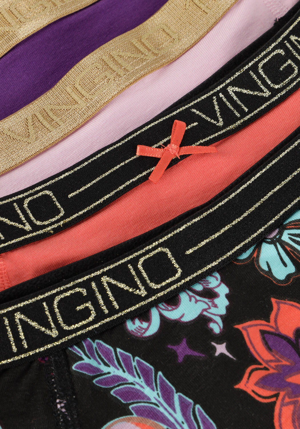 Mehrfarbige/Bunte VINGINO Unterw&auml;sche G-244-7 MULTI 7 PACK - large