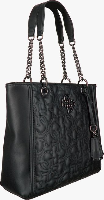 Schwarze GUESS Handtasche NEW WAVE TOTE - large