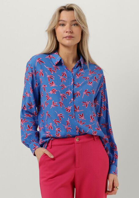 Blaue POM AMSTERDAM Bluse BLOUSE MILLY 7235 - large