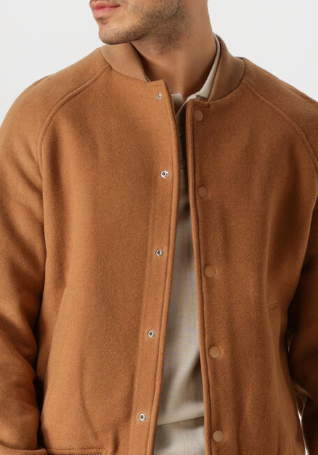 Camelfarbene SELECTED HOMME Jack SLHROY BOMBER JACKET EX - large
