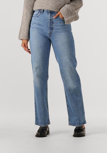 Blaue LEVI'S Straight leg jeans RIBCAGE FULL LENGHT DANCE AROUND - large