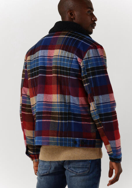 Mehrfarbige/Bunte SCOTCH & SODA Jack SHERPA-LINED TRUCKER JACKET - large